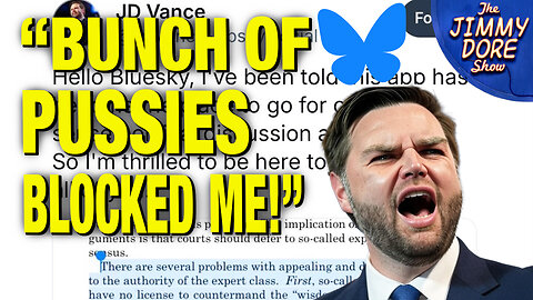 JD Vance CRASHES Bluesky!
