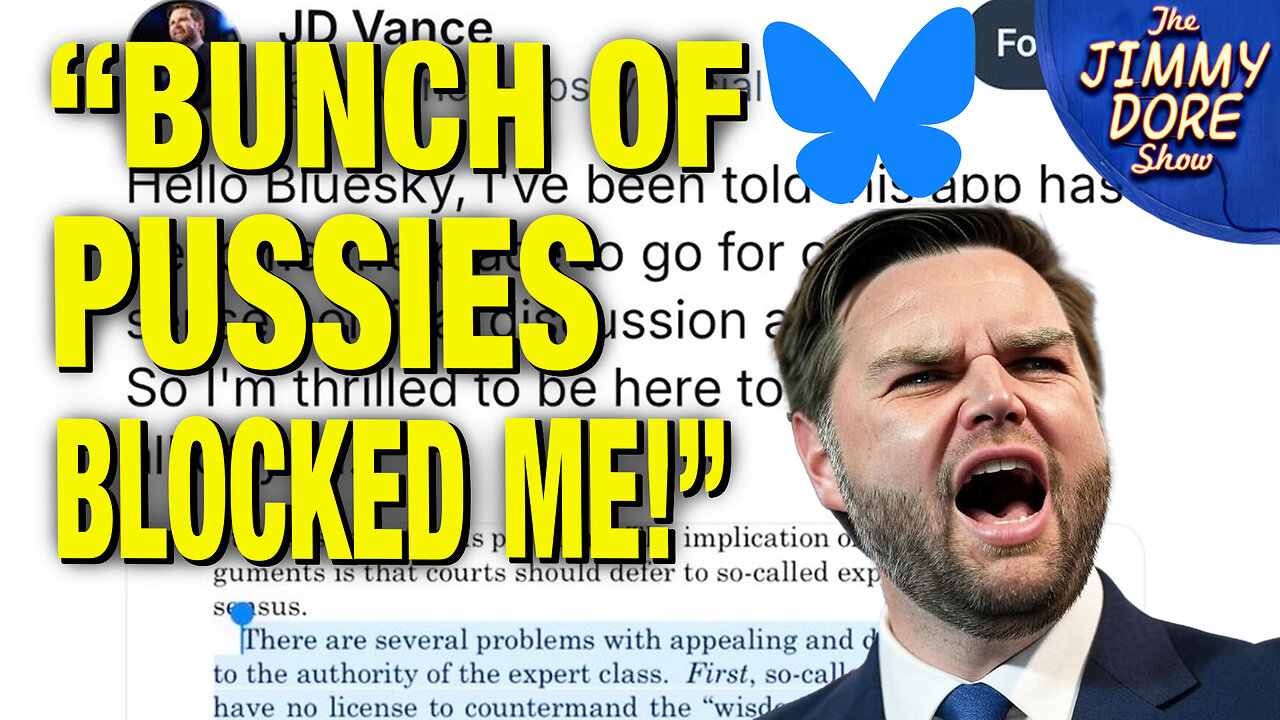 JD Vance CRASHES Bluesky!