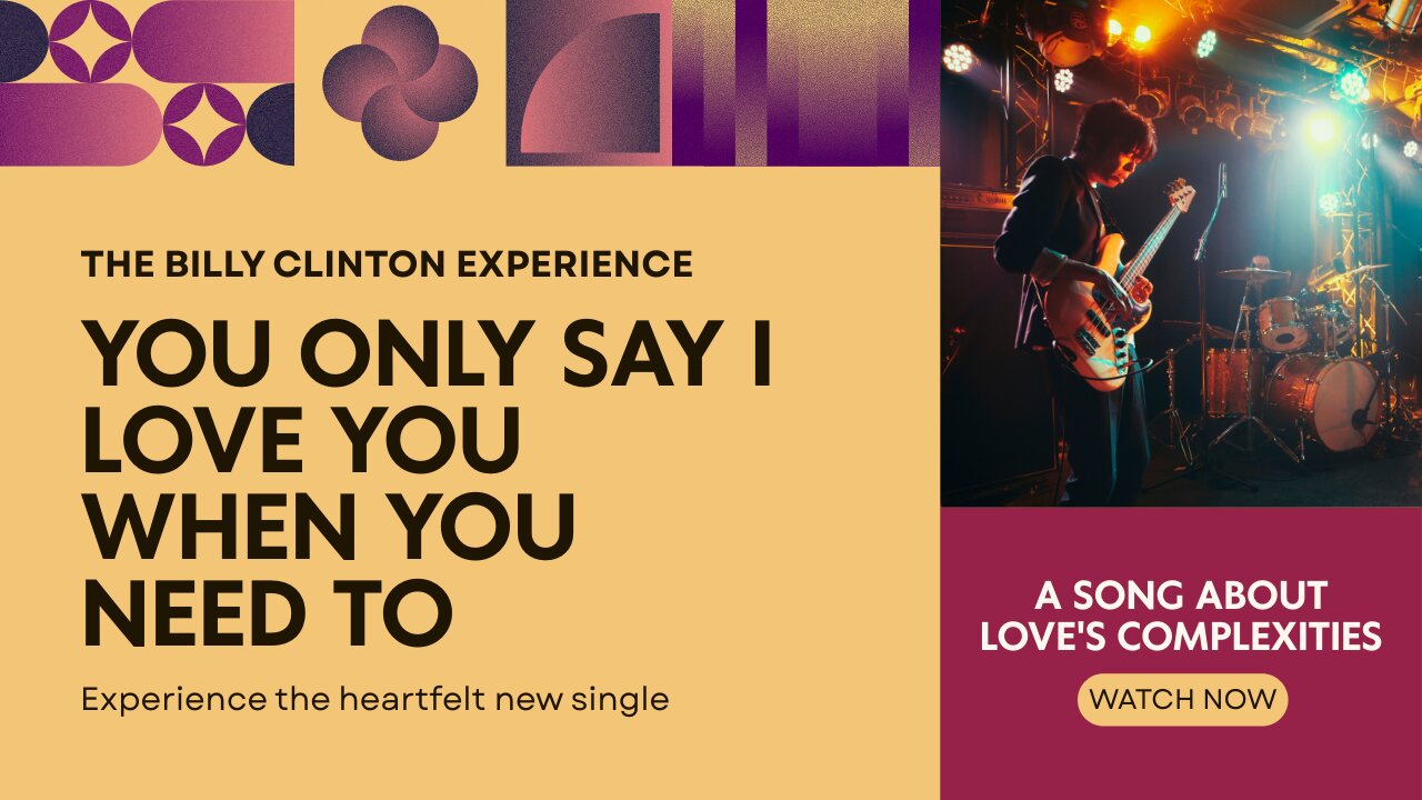 You Only Say I Love You When You Need To (Music Video)