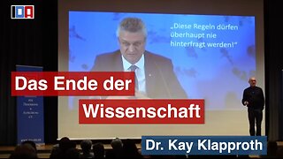 " GEIMPFTE STERBEN NUR NOCH SELTEN : DIE 'WISSENSCHAFT' DER BUNDESREGIERUNG " - Dr. Kay Klapproth