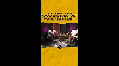 In ‘98 after I robbed diddy the fbi tried to get me to lie & say I saw him shoot someone in the club