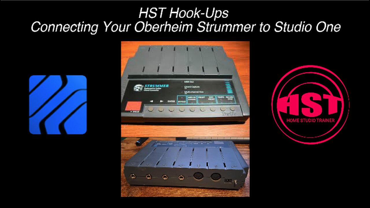 Hooking Up The Oberheim Strummer To Studio one Pro - HST Hook-Ups