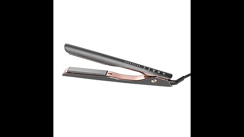 T3 Smooth ID 1” Flat Iron with HeatID Tech, Touch Controls & Ceramic Plates for Smart Styling