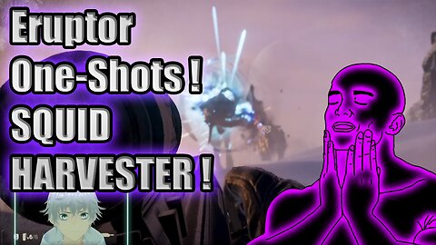 ERUPTOR ONESHOTS HARVESTER & Ingame #cortana #grokai #ai - #helldivers2 #gaming #vtuber