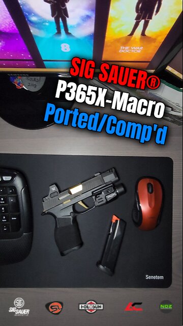SIG SAUER® P365X-Macro, Ported Comp'd #styxxproduction #stayready #pewpewlife #edc #trending #viral