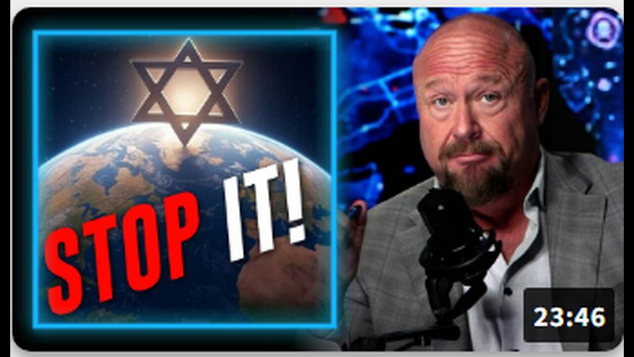 EXCLUSIVE: Alex Jones Issues An Emergency Warning To Israel, Zionists, & Jews Worldwide
