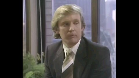 34 year old Donald Trump asked if he’d ever run for President