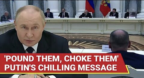 Putin Video Speech After Trump Called Him CRAZY; Pound, Pound & Pound...