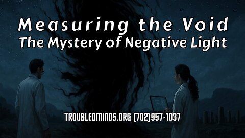 Measuring the Void - The Mystery of Negative Light