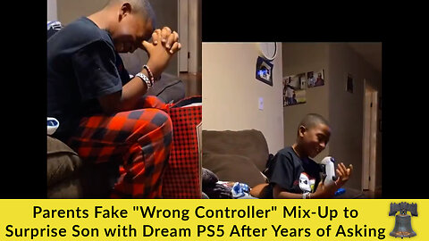 Parents Fake "Wrong Controller" Mix-Up to Surprise Son with Dream PS5 After Years of Asking