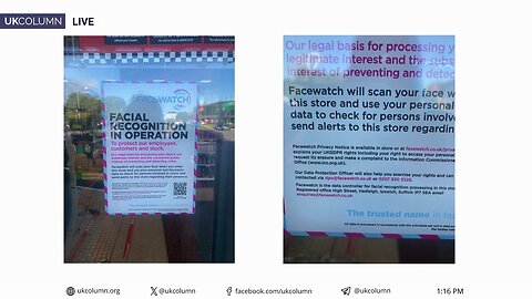 Facial Recognition in Aisle Four: Facewatch and the Legal Grey Zone | UK Column News