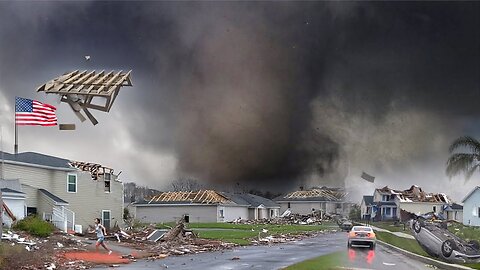Chaos in Florida, USA Today! Destructive Tornado Ripped Through Largo, Destroyed Homes & Vehicles!