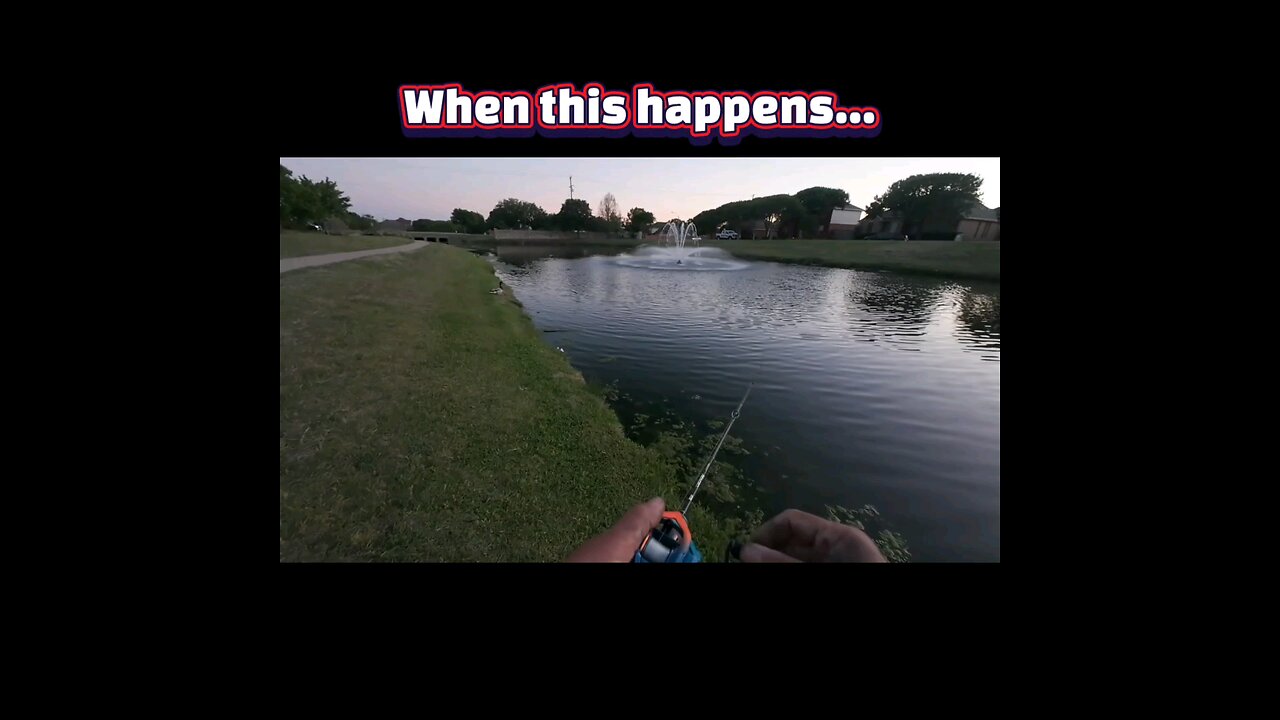 When this happens, what do you do.... #Bass #fishing