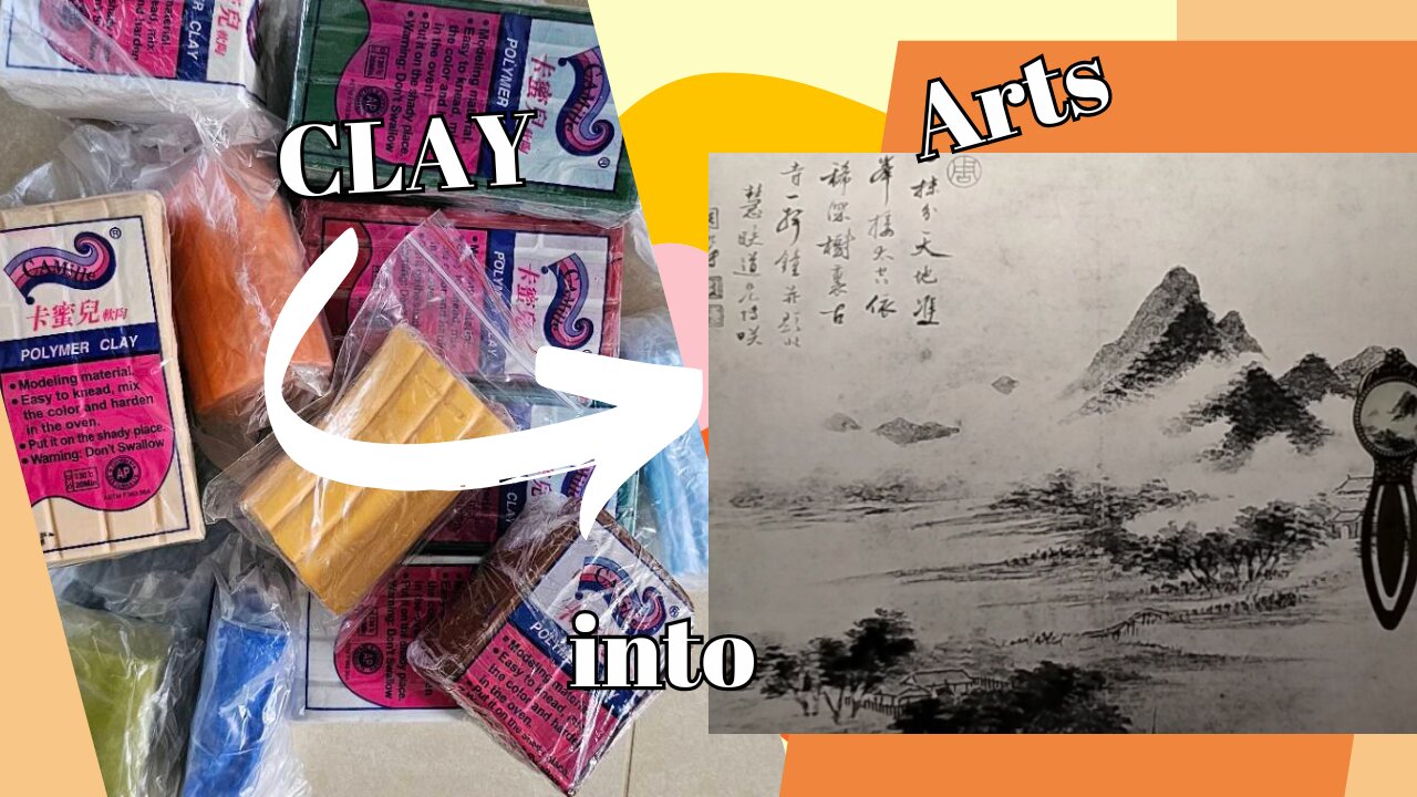 Polymer Clay Bookmarks-Landscape