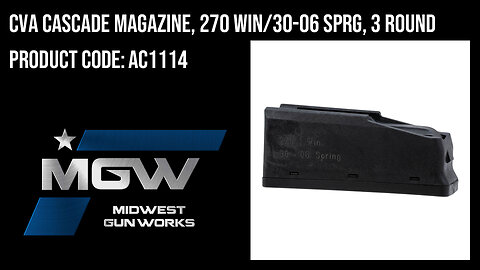 CVA Cascade Magazine, 270 Win/30-06 Sprg, 3 Round - AC1114