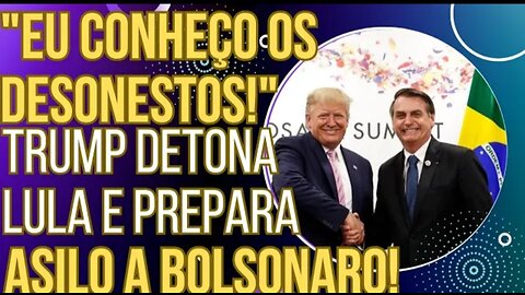 URGENTE: Trump chama Lula de DESONESTO ao vivo e prepara asilo para Bolsonaro!