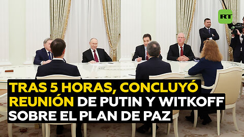 Concluye la reunión de Putin con Witkoff sobre el plan de paz tras casi 5 horas