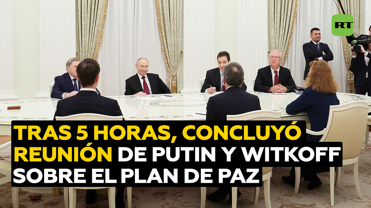 Concluye la reunión de Putin con Witkoff sobre el plan de paz tras casi 5 horas