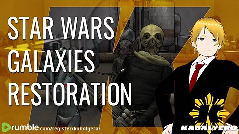 🔴 Star Wars Galaxies Restoration! Ate Some Food and Almost Fell Asleep! 🎮 Thank You For Watching