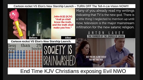 Cartoon rocket VS Elon's New Starship Launch – TURN OFF The Tell-A-Lie-Vision NOW!!!