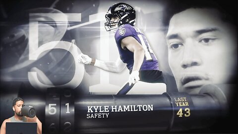 CHANNELADRIANTV Reacts | 51: Kyle Hamilton (S, Ravens) | Top 100 Players of 2025