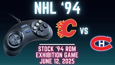 NHL '94: Flames (Len the Lengend) at Canadiens (ozan) {Genesis} - Exhibition 141 (OT!)