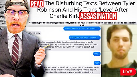 READ THE TEXTS 😳: Death Penalty Move in Charlie Kirk Assassination — Media Calls Killer’s Messages “Very Touching”