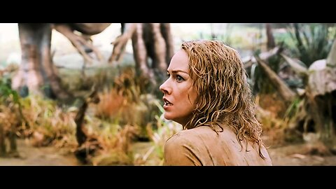 The King Defends His Queen | King Kong vs T-Rex Fight Scene
