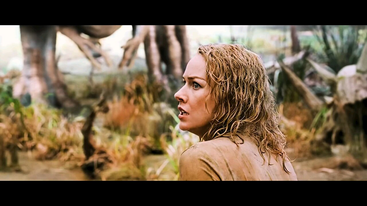The King Defends His Queen | King Kong vs T-Rex Fight Scene