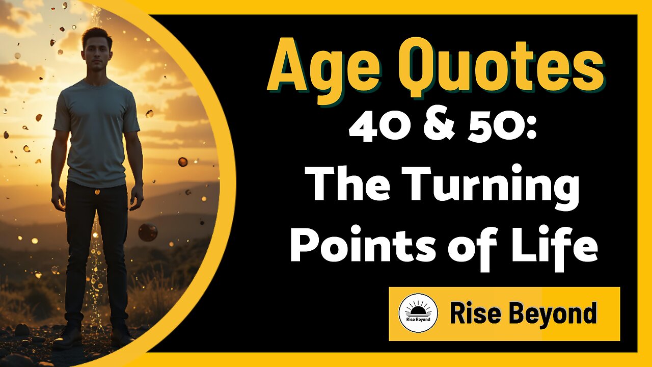 Embracing Life at 40 and 50 | The Truth About Aging Gracefully