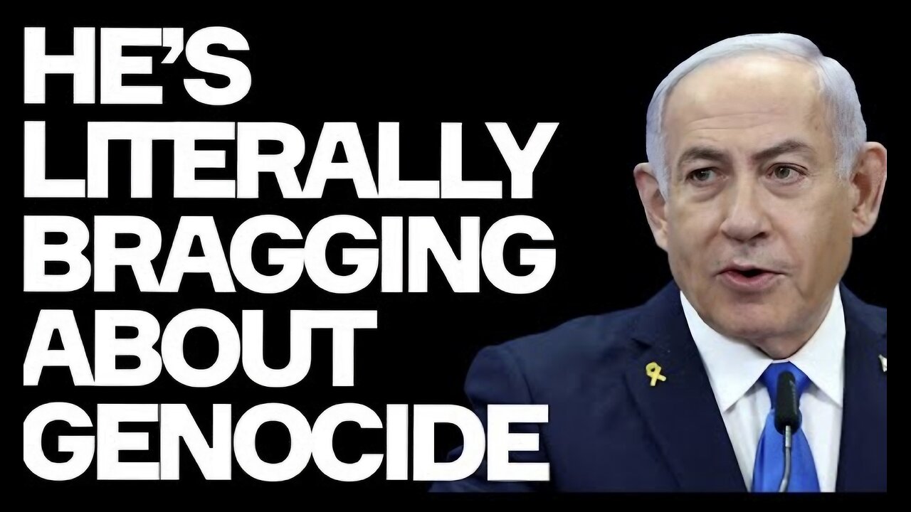 Netanyahu BRAGS About Genocide - And Our Media COVERS IT UP