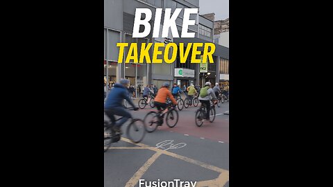 INSANE Bike Parade Shuts Down Manchester Streets! 🚴🔥 Must-See POV