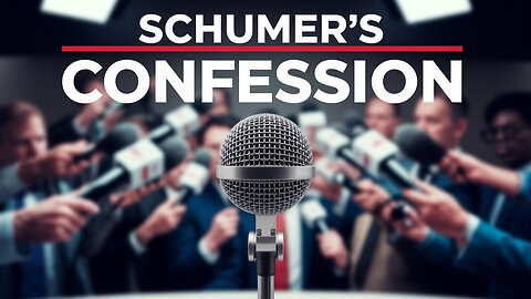 Chuck Schumer's SHOCKING Federal Crime Confession!