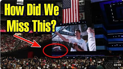 You Weren't Supposed to Notice This at The Charlie Kirk Memorial..