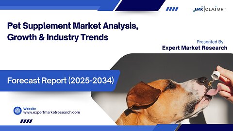 Pet Supplement Market| Trends, Growth & Forecast 2025-2034