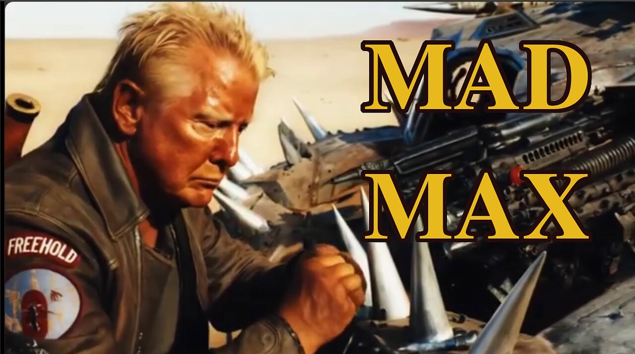DONALD TRUMP- as MAD MAX Leader of the FREE HOLD- Free Voice Media 3 10 2025