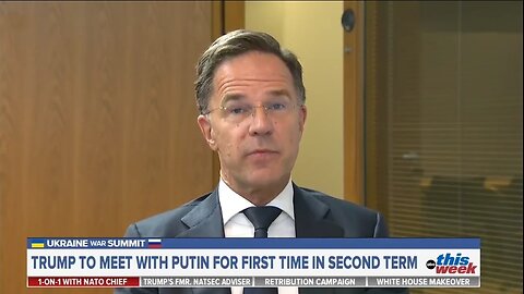 NATO Sec General: Trump Is Clearly Putting Pressure On Putin
			