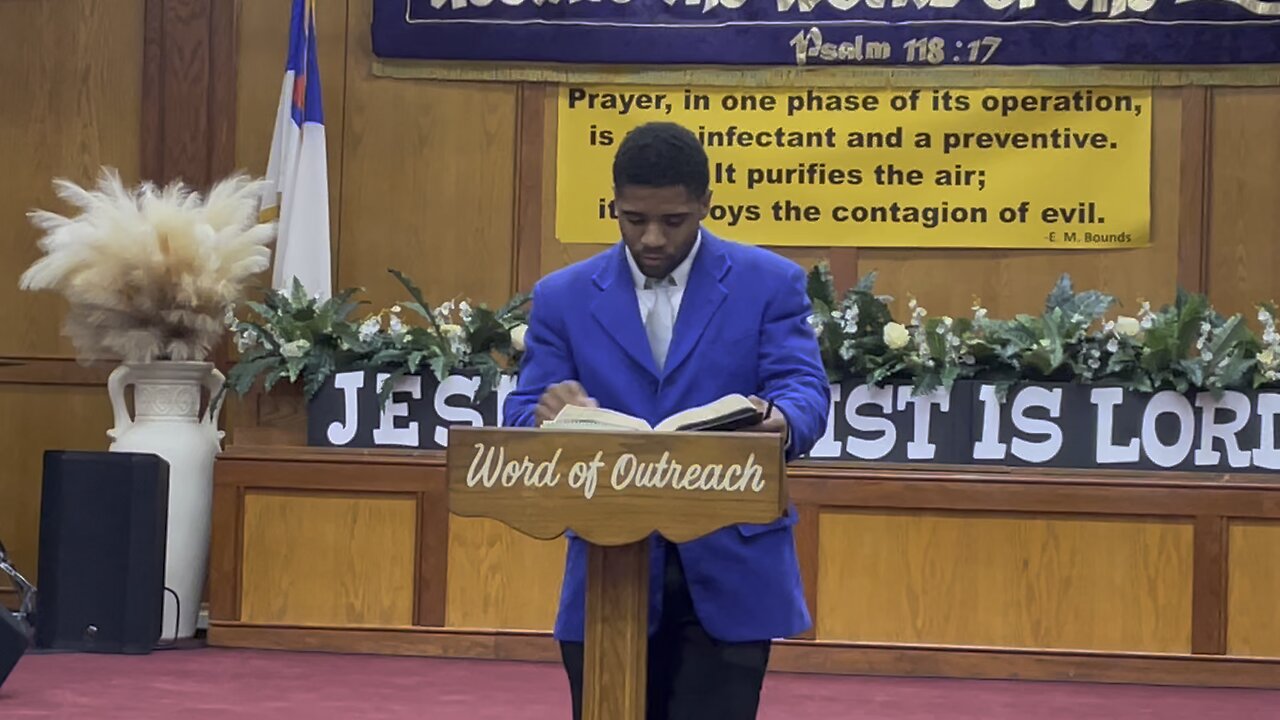 HE Was Saying “Read it!”