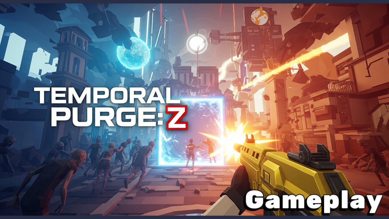 🧟This Game Is Call of Duty Zombies on Acid... | Temporal Purge: Z 😱🧟🚀 | Gameplay