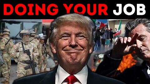 Trump Sending Active Duty Marines to California as Newsom REFUSES to Help LA