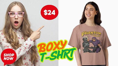SHOP NOW – Boxy T-Shirt for $24! Click the Link in Description to Order from Redbubble 🛒