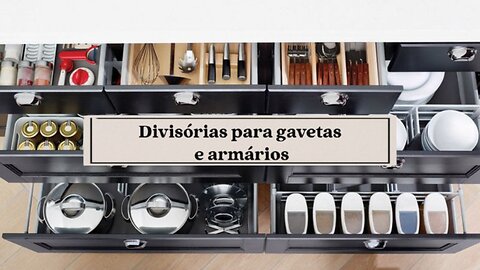 Cozinha em Ordem: Como Usar Divisórias para Gavetas e Armários #shorts #cozinha #organizar