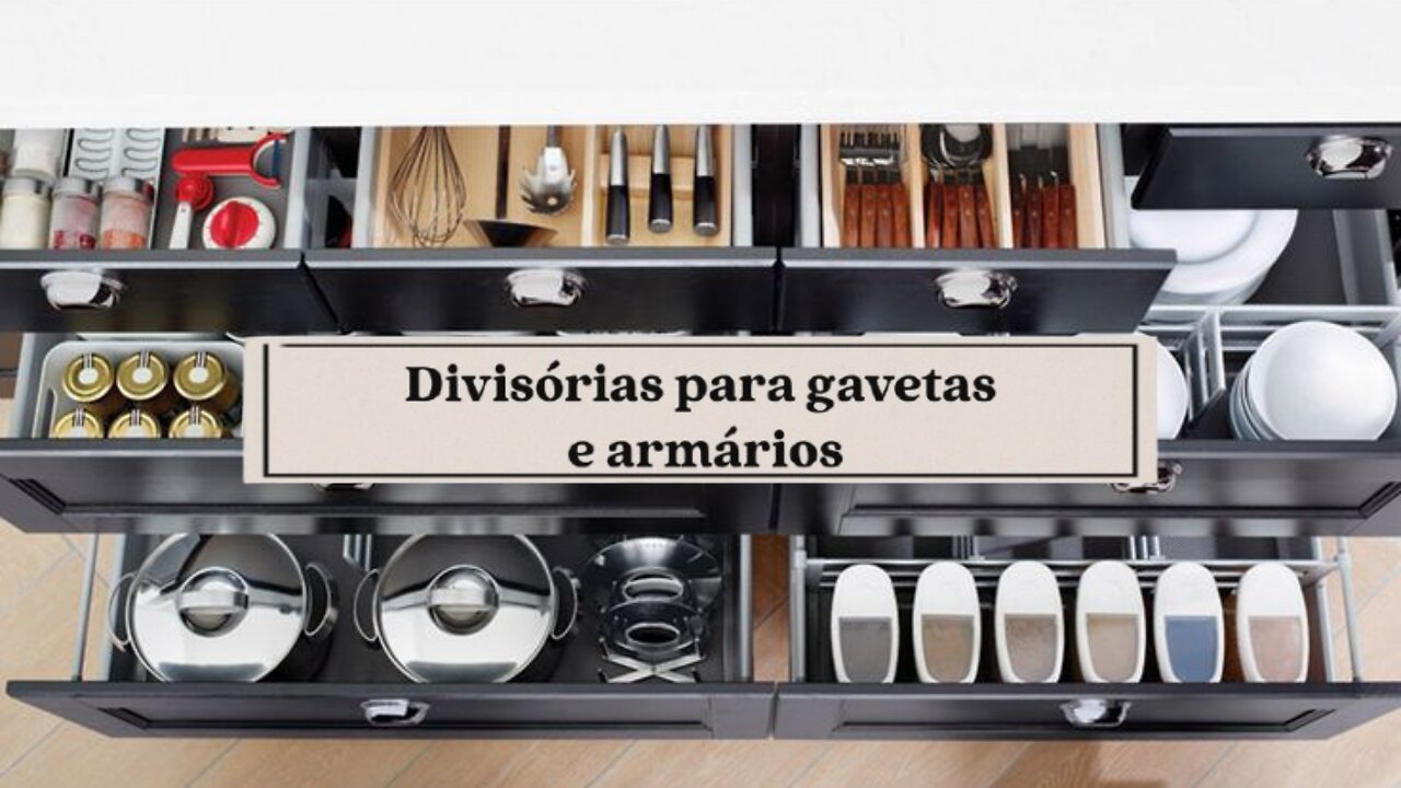 Cozinha em Ordem: Como Usar Divisórias para Gavetas e Armários #shorts #cozinha #organizar
