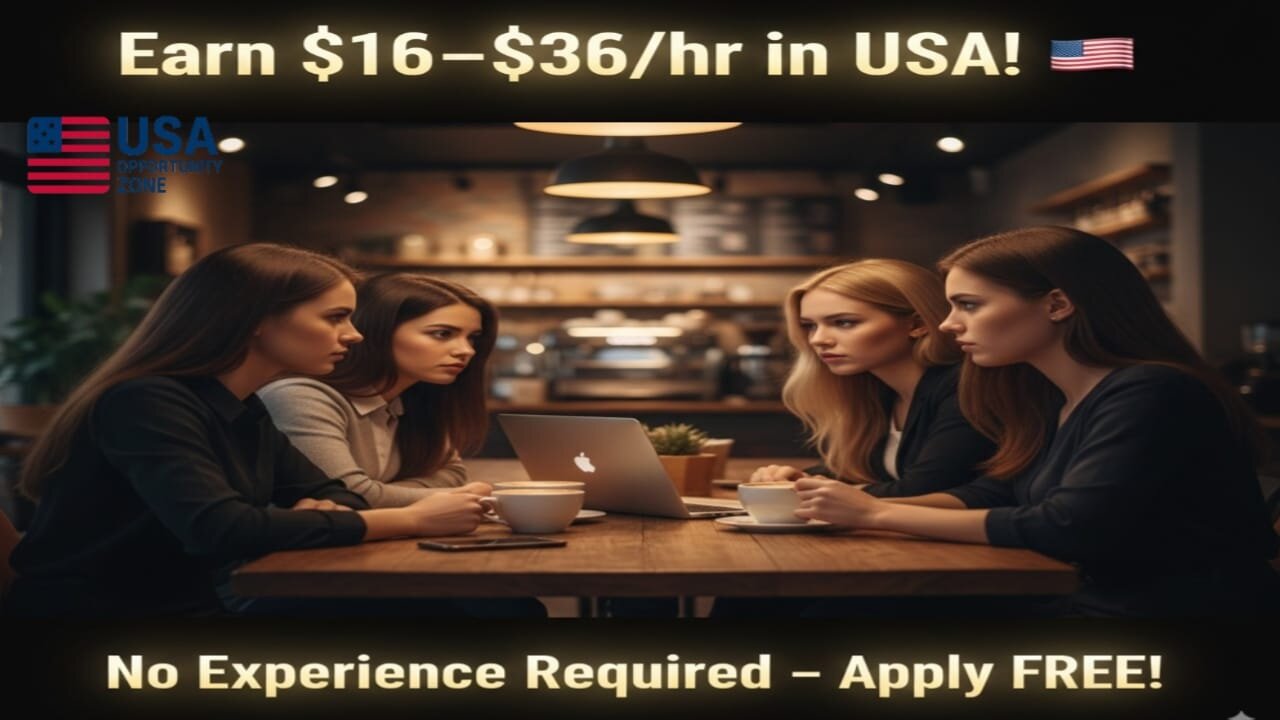 Earn $16–$36/hr in USA | Part-Time & Full-Time Jobs, No Experience Needed!