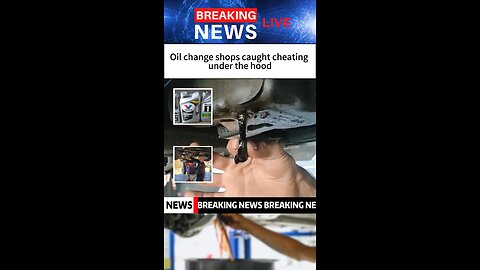 Oil change shops caught scamming customers! 😡🚗 They charge for new oil — but never change it!