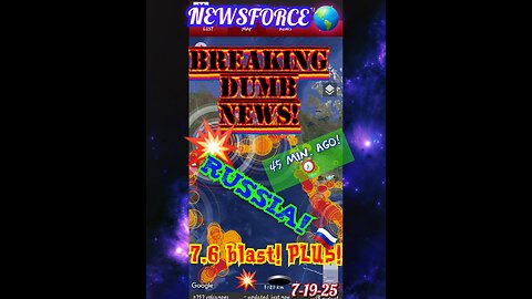 Special!⚡️Report! 📕Russia 🇷🇺 !High Mag Cluster burst! 💥🚀 📈 7-20-25