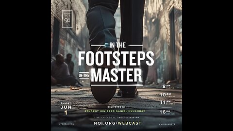 In The Footsteps Of The Master