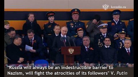 Nazis were not defeated, WWII continues today Putin speech in Red Square Victory Day, 9th May 2025