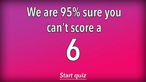 Unbeatable Mixed Trivia Quiz