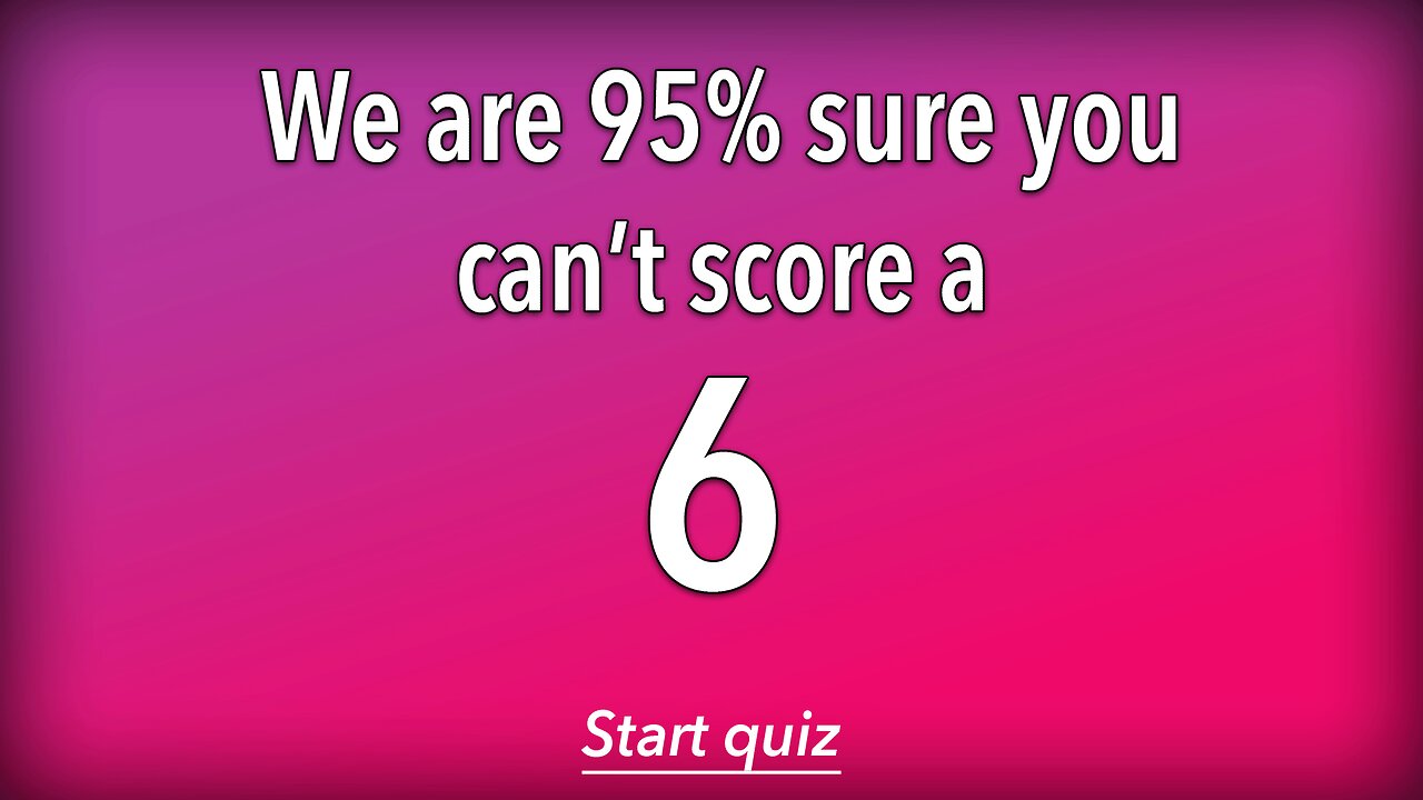 Unbeatable Mixed Trivia Quiz